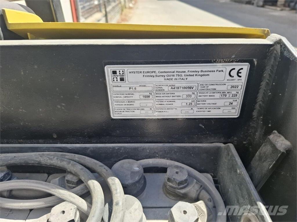 Hyster P1.6 其他物料運輸工具