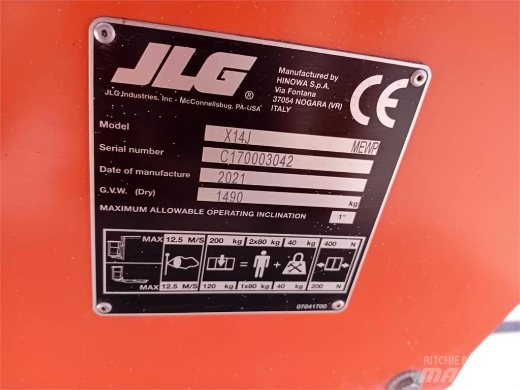 JLG X14J 曲臂高空作業車