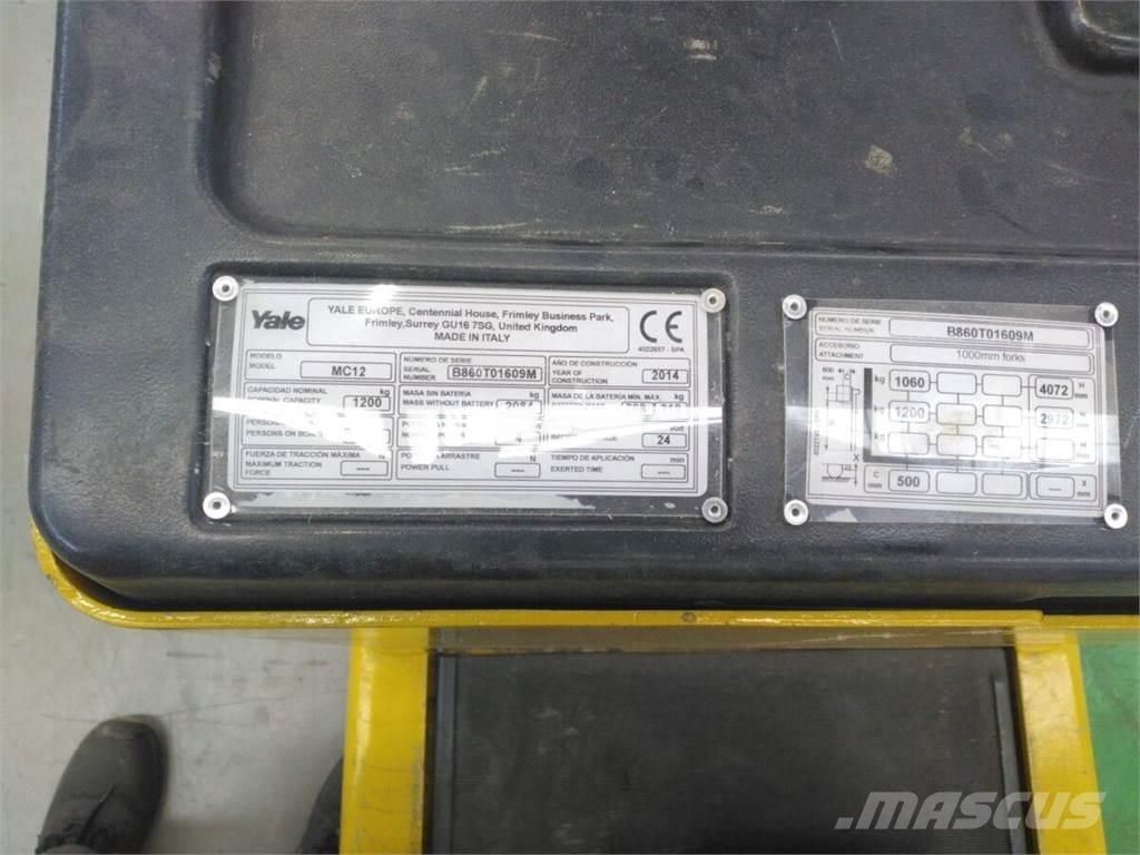 Yale MC12 手動堆積機