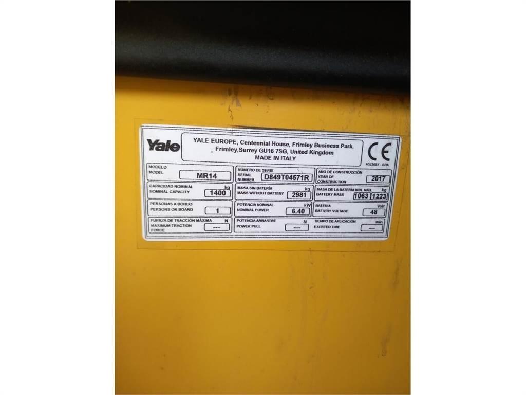 Yale MR14 前伸式堆高機(叉車)