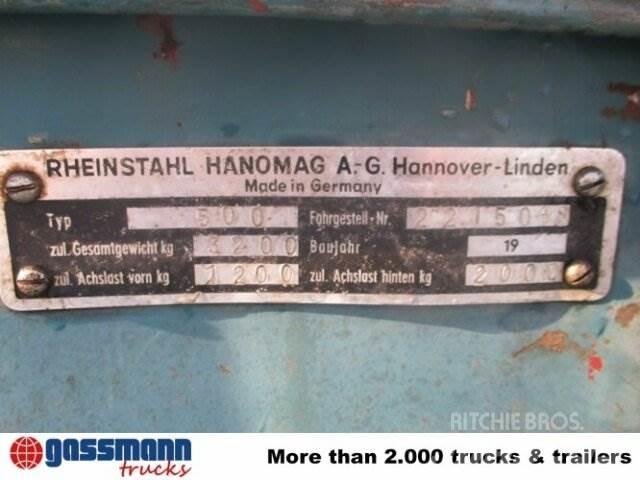 Hanomag Granit 500 其他