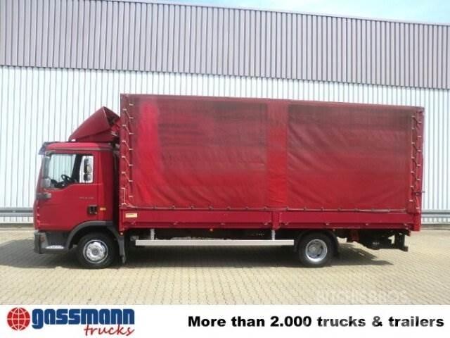 MAN TGL 8.210 BL 4x2 平板式/側卸式卡車