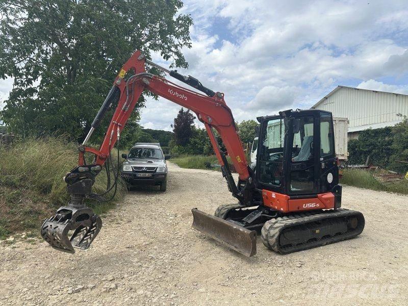 Kubota U56-5 小型挖土機/掘鑿機<7t(小型挖掘機)
