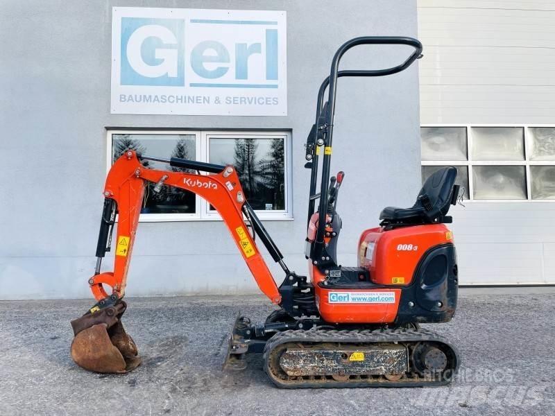 Kubota K008-3 小型挖土機/掘鑿機<7t(小型挖掘機)