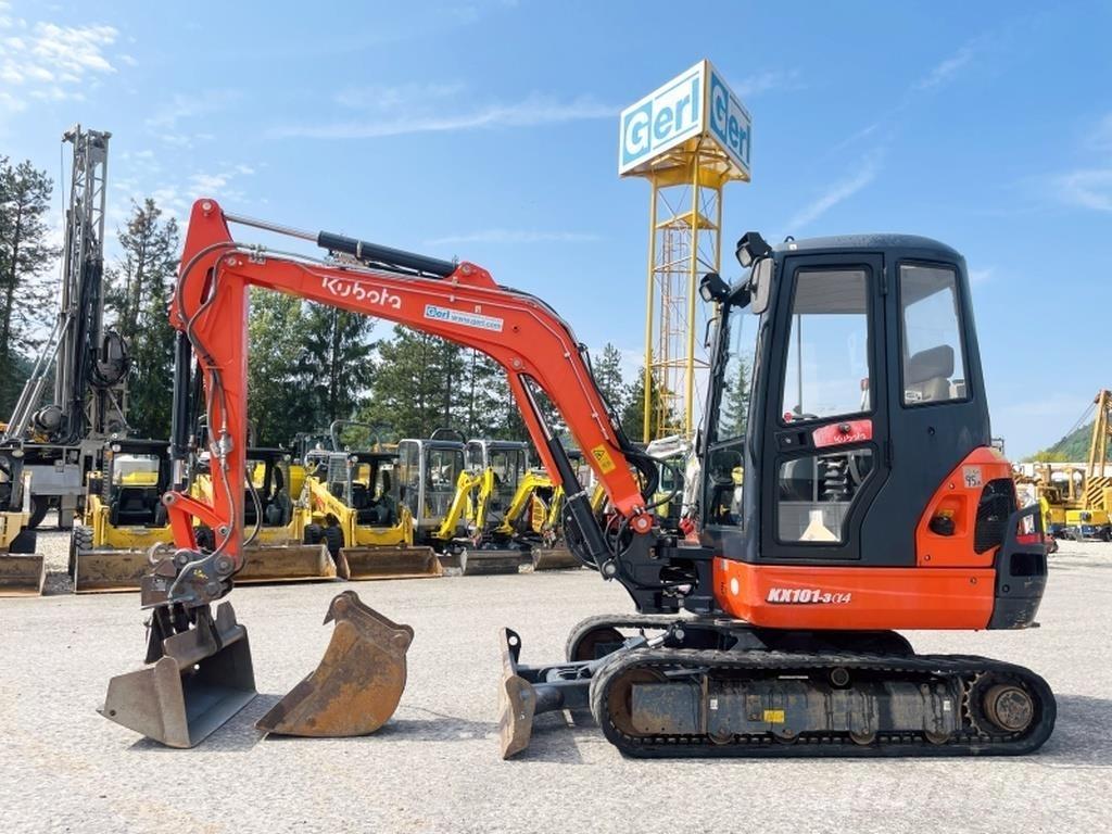Kubota KX101-3a 小型挖土機/掘鑿機<7t(小型挖掘機)