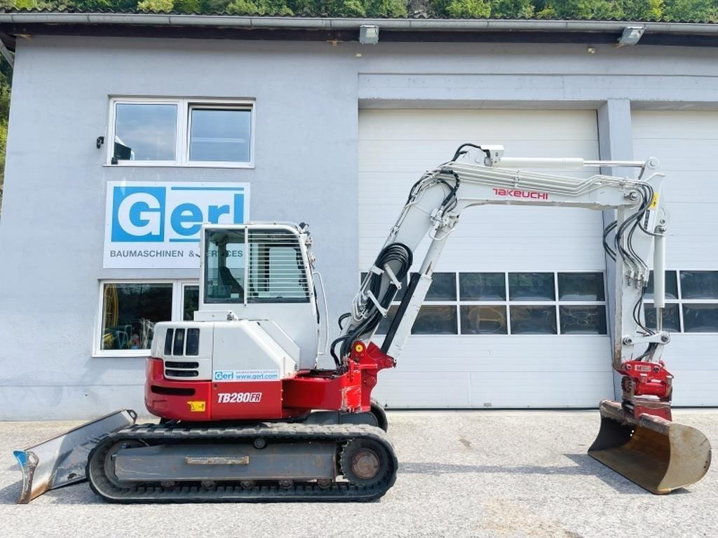 Takeuchi TB280FR 小型挖土機/掘鑿機<7t(小型挖掘機)