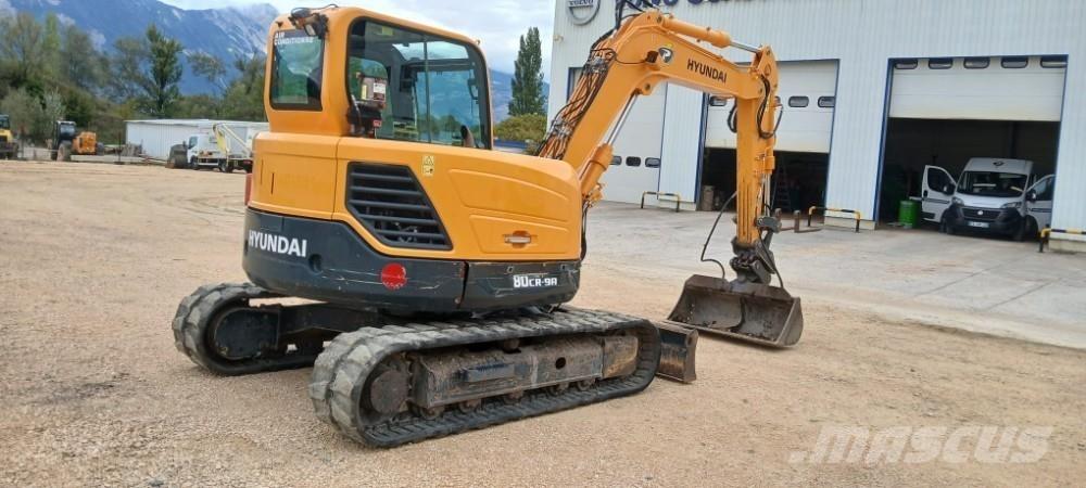 Hyundai R80CR-9A 中型挖土機/掘鑿機/挖掘機 7t-12t