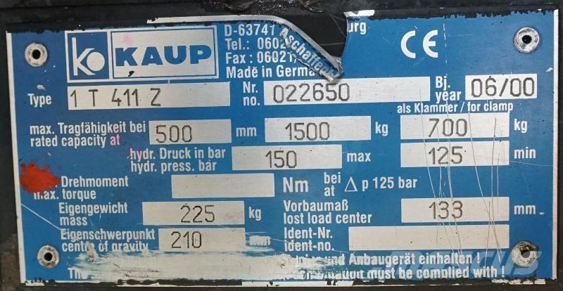 Kaup 1T411Z 其他附件和零組件