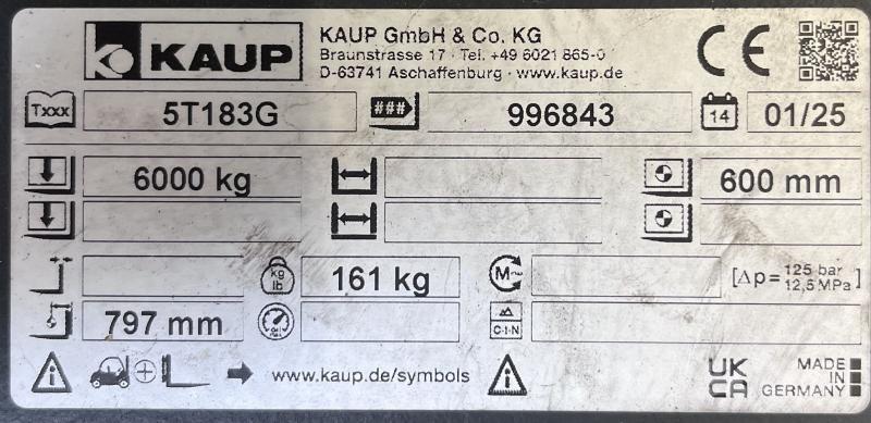 Kaup 5T183G 其他附件和零組件