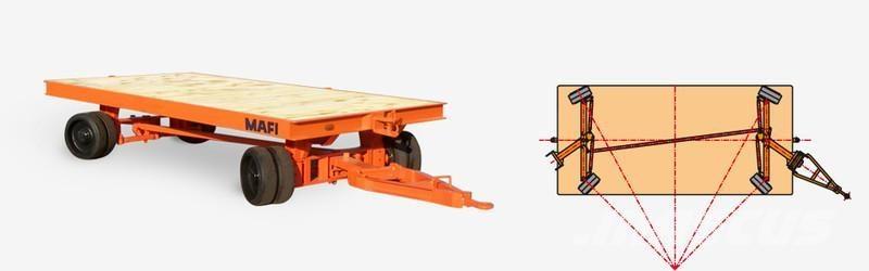 Mafi 1060 / 4t 平板式/側卸式拖車