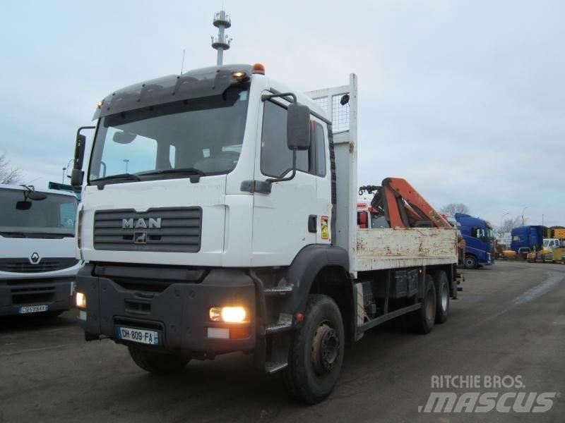 MAN TGA 平板式/側卸式卡車