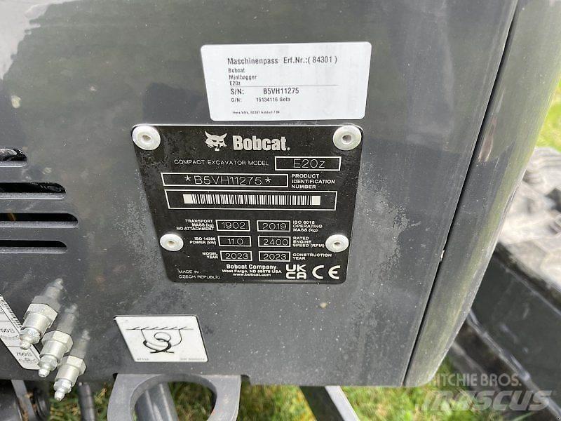 Bobcat E 20z 小型挖土機/掘鑿機<7t(小型挖掘機)