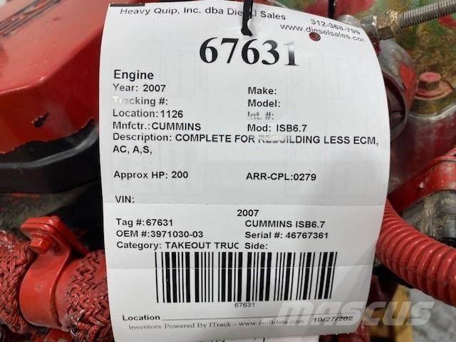 Cummins ISB6.7 引擎/發動機