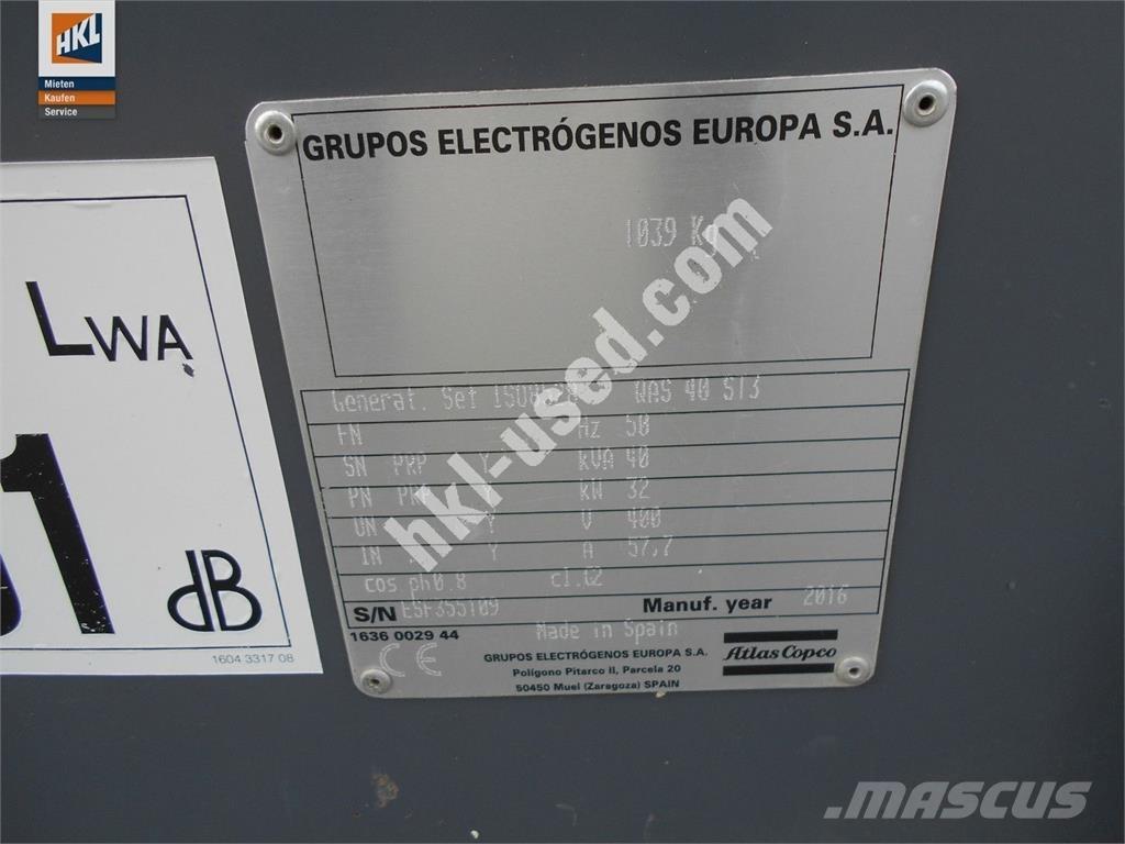 Atlas Copco QAS 40 KDS 其他發電機