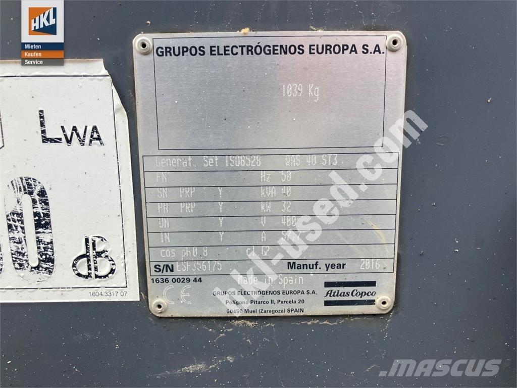 Atlas Copco QAS 40 KDS 其他發電機