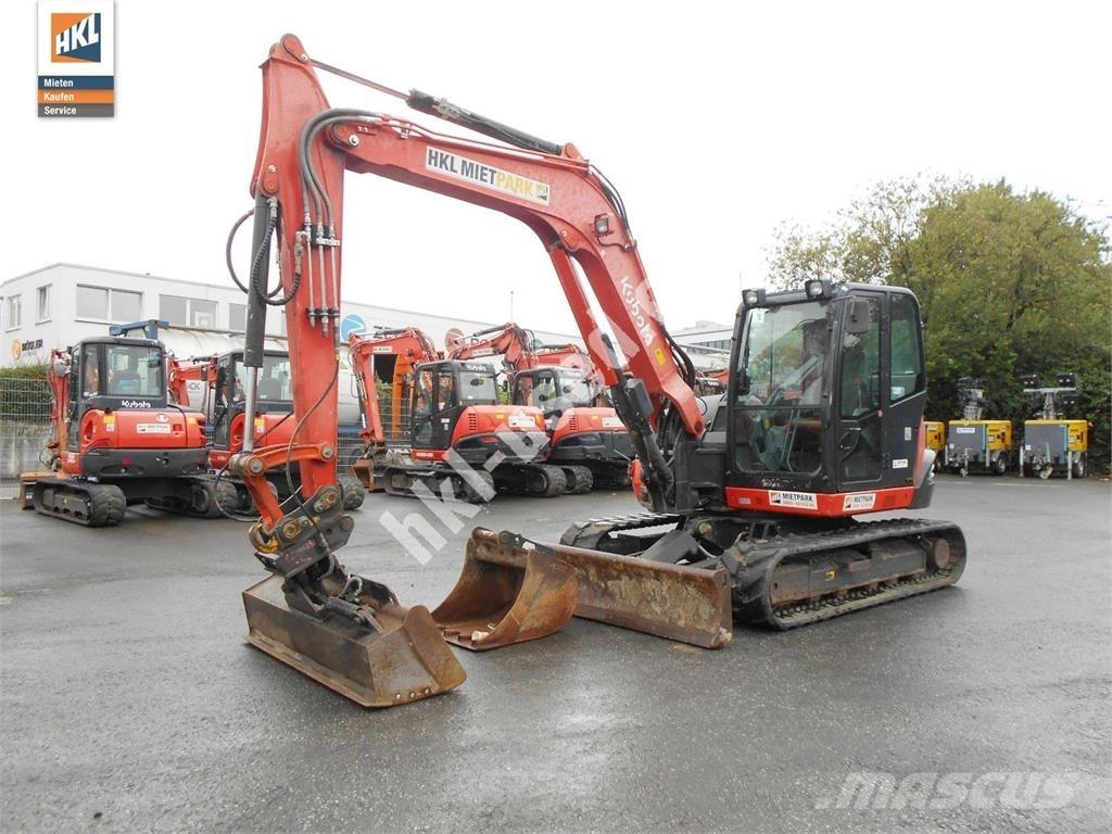 Kubota KX 080-4 小型挖土機/掘鑿機<7t(小型挖掘機)