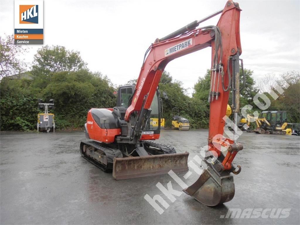 Kubota KX 080-4 小型挖土機/掘鑿機<7t(小型挖掘機)