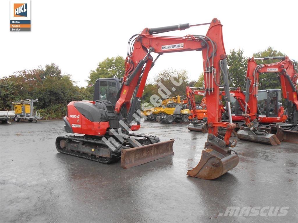 Kubota KX 080-4 小型挖土機/掘鑿機<7t(小型挖掘機)