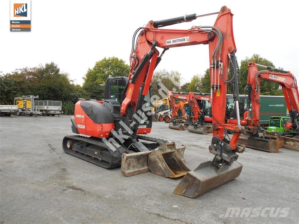 Kubota KX 080-4 小型挖土機/掘鑿機<7t(小型挖掘機)