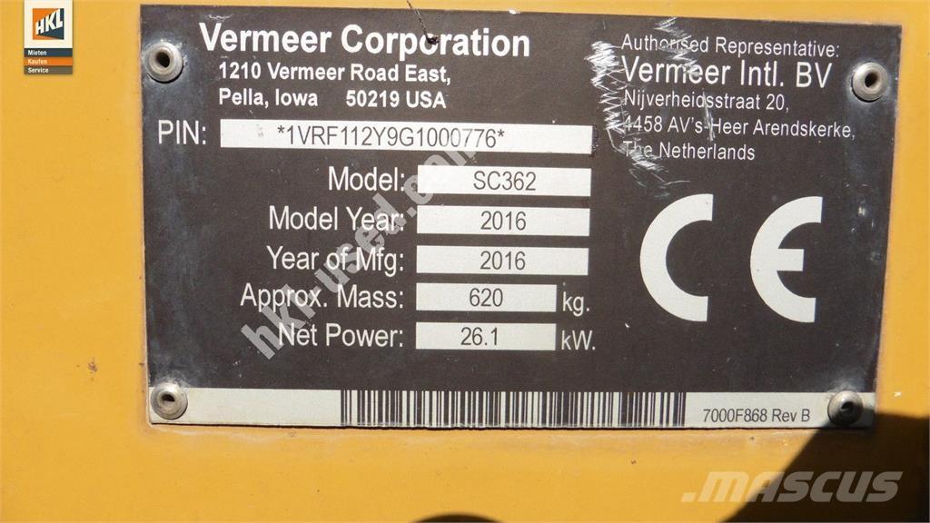 Vermeer SC 362 其他