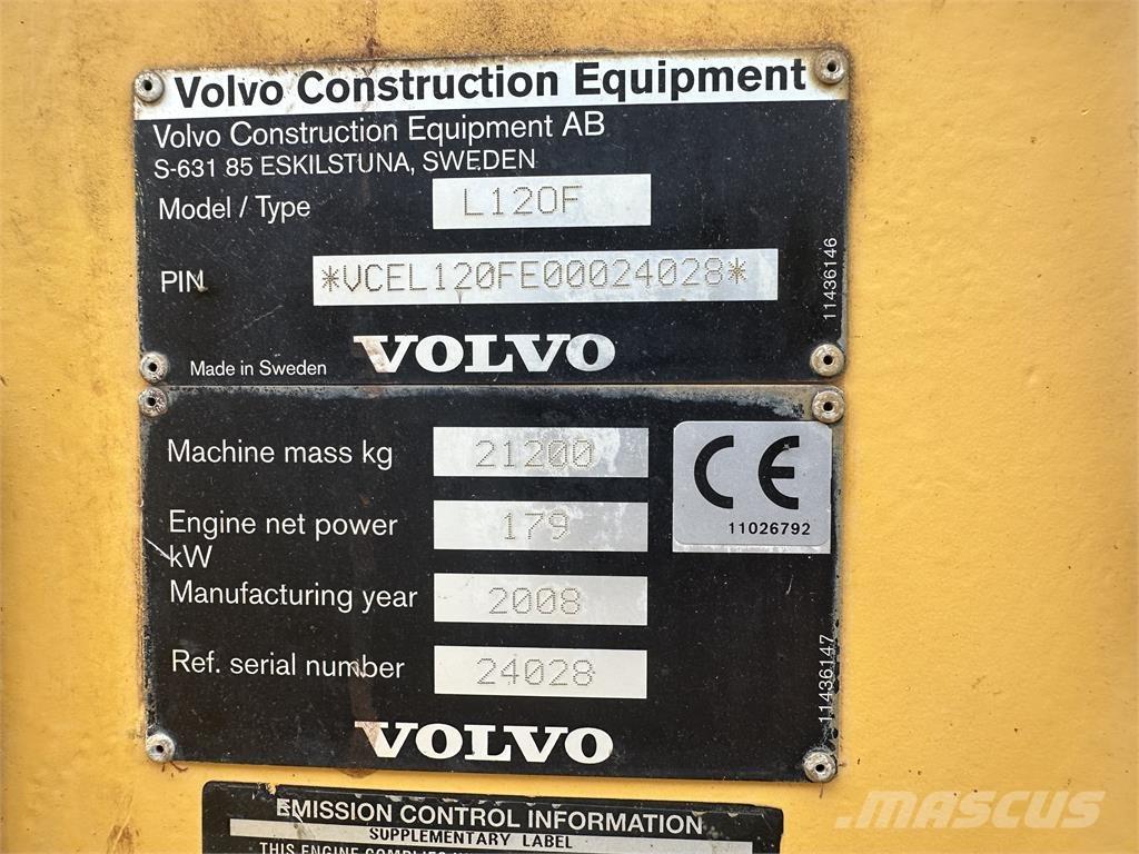 Volvo L120F 輪胎式裝載機
