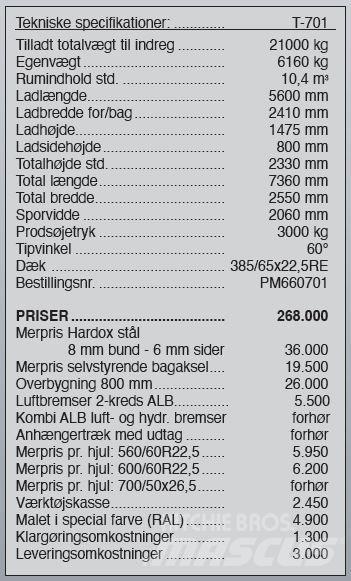 Pronar T-701 其他地面照料機械
