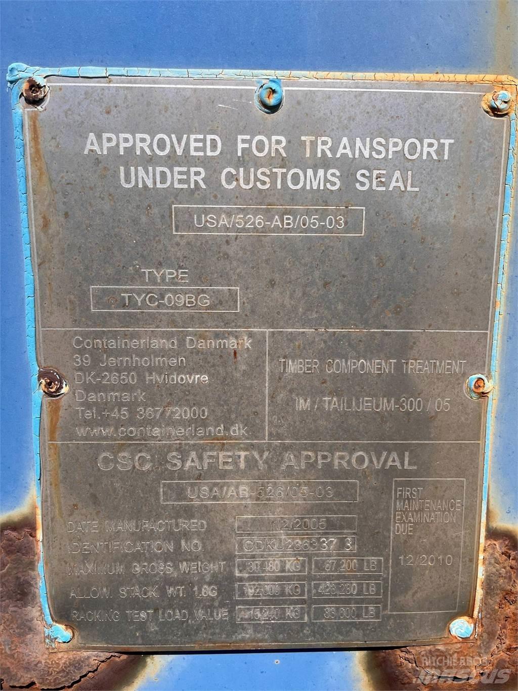  20FT Container 儲存用貨櫃
