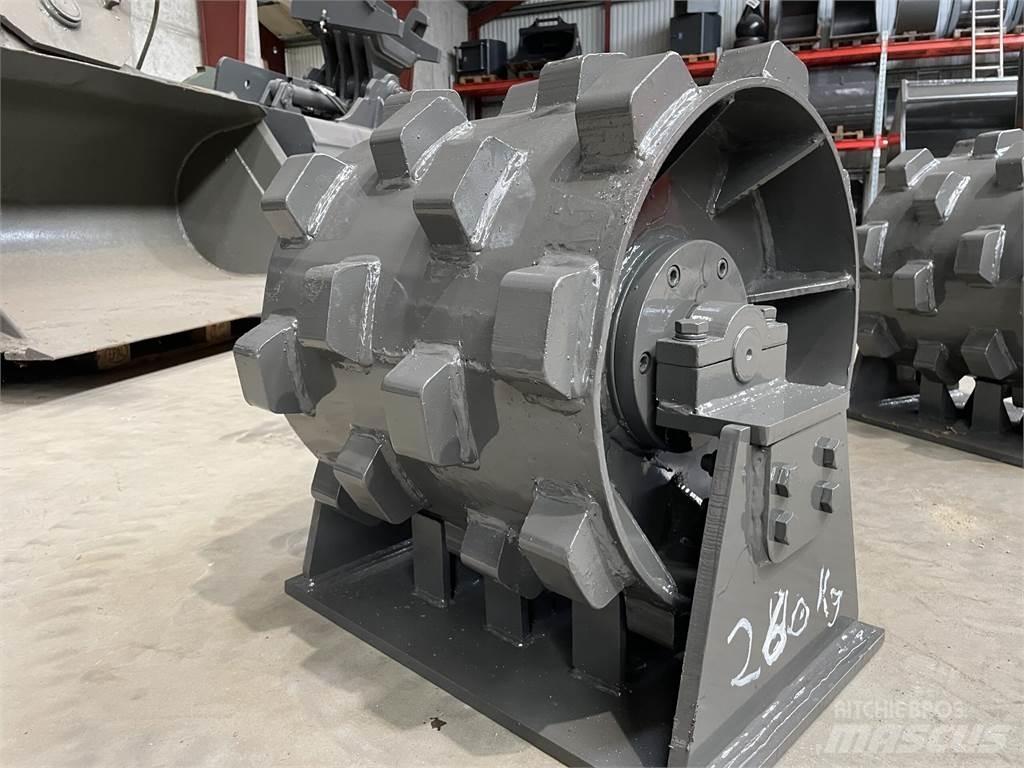  450 mm kompaktorhjul 膠輪滾壓機