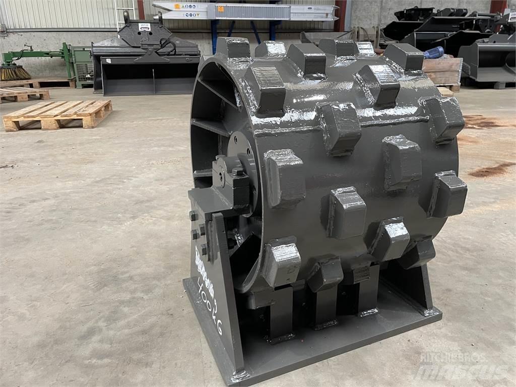  470 mm kompaktorhjul 膠輪滾壓機