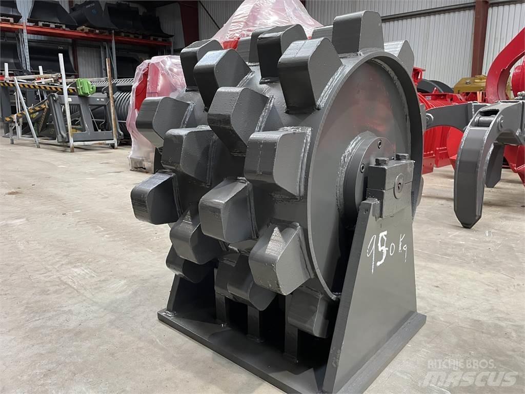  570 mm kompaktorhjul 膠輪滾壓機