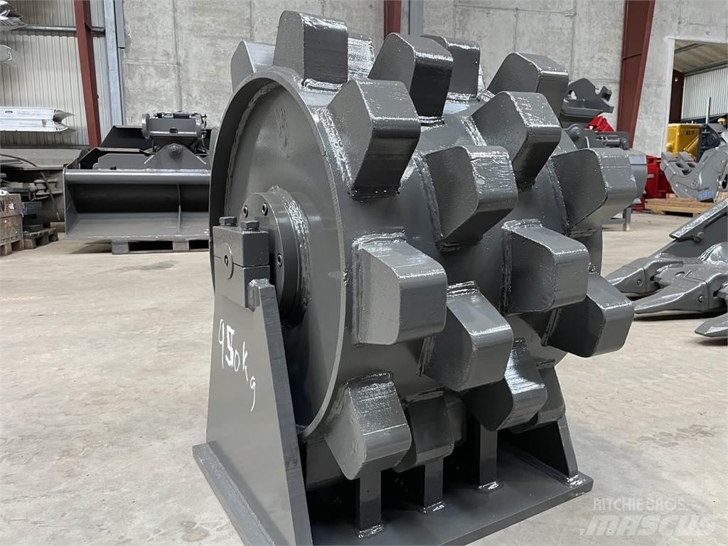  570 mm kompaktorhjul 膠輪滾壓機