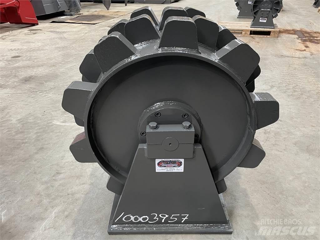  570 mm kompaktorhjul 膠輪滾壓機