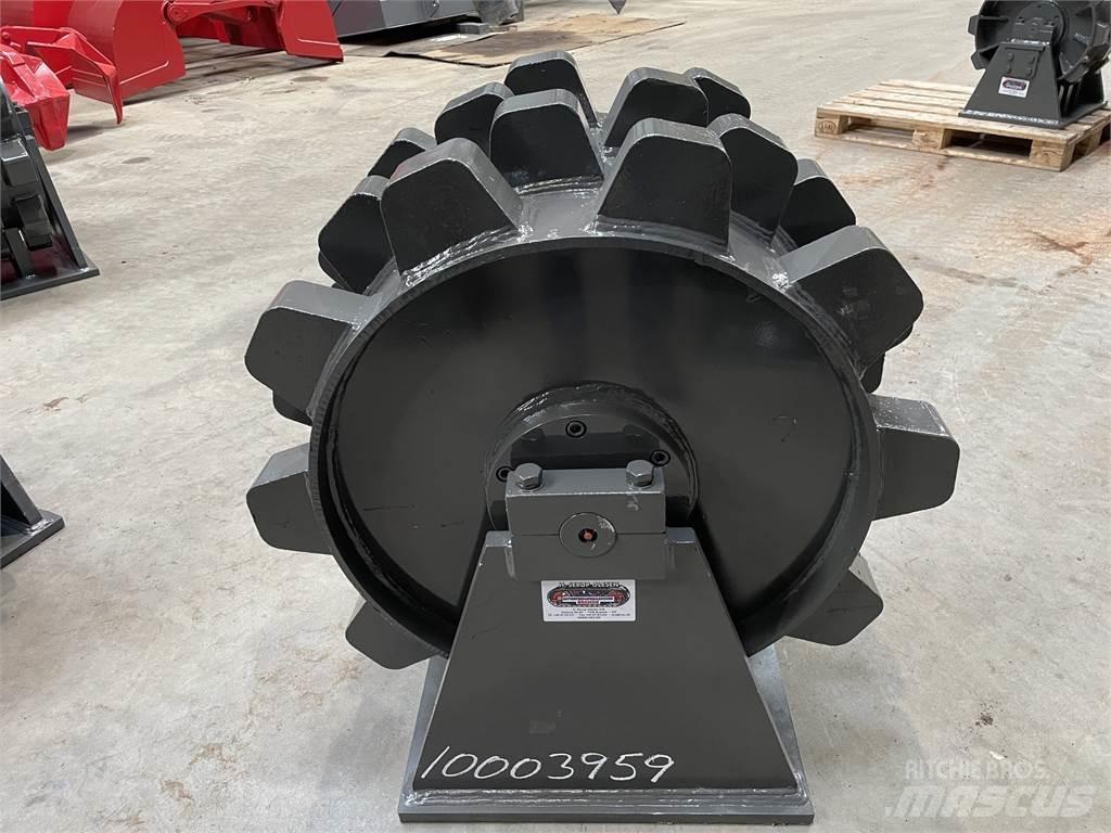  570 mm kompaktorhjul 膠輪滾壓機