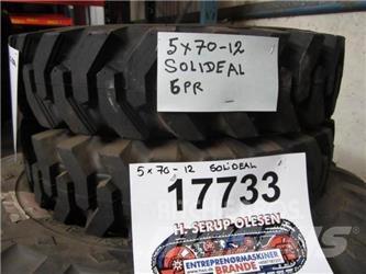  5X70-12 Solideal dæk - 2 stk. 輪胎、車輪和輪圈