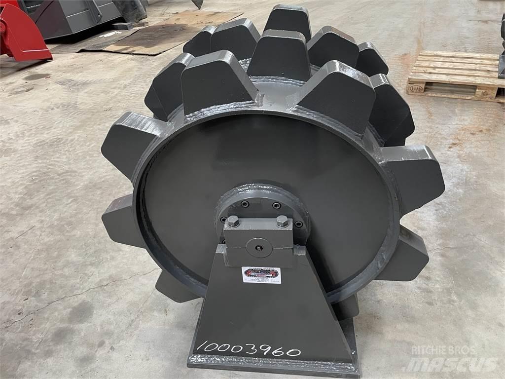  650 mm kompaktorhjul 膠輪滾壓機