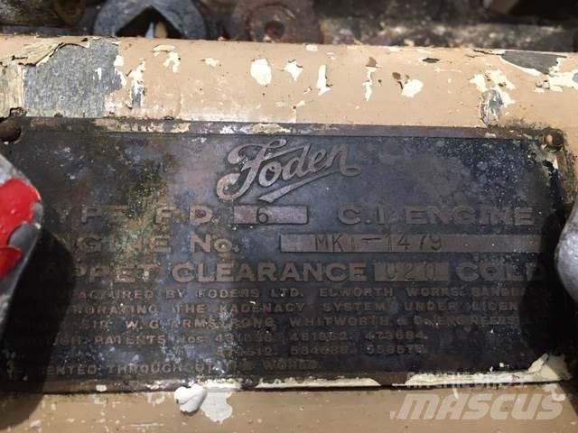 Foden type FD6 motor 引擎/發動機