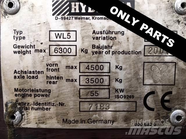 Hydrema WL550B til ophug 輪胎式裝載機
