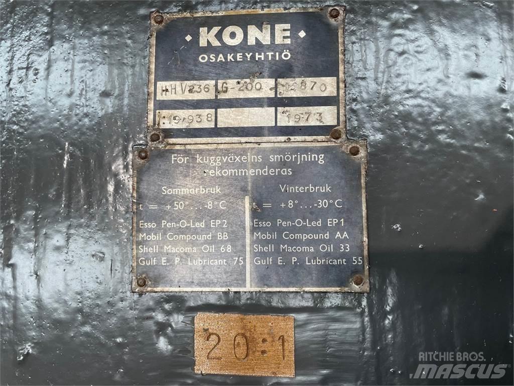 Kone Type HHV236 gear - 20:1 齒輪箱