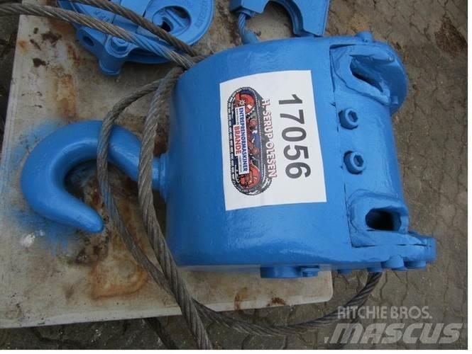  Løftekrog med 2 wirehjul 起重機組件和設備