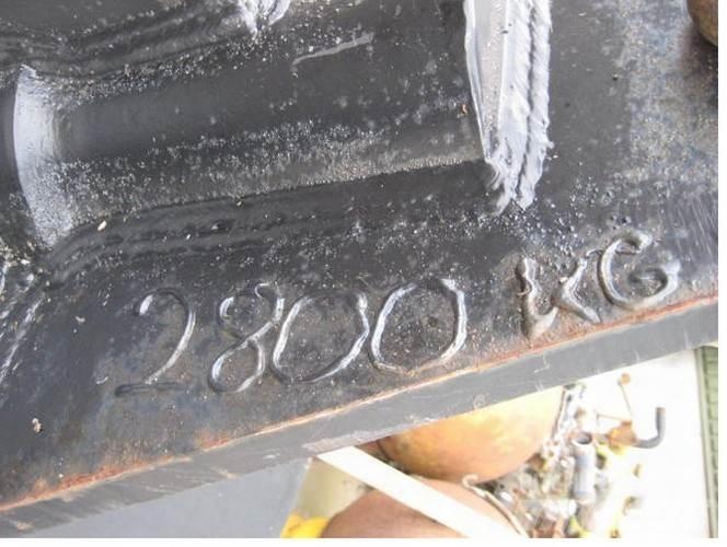  Nedbrydningskugle 2800 kg 工程軋碎機(壓碎機)
