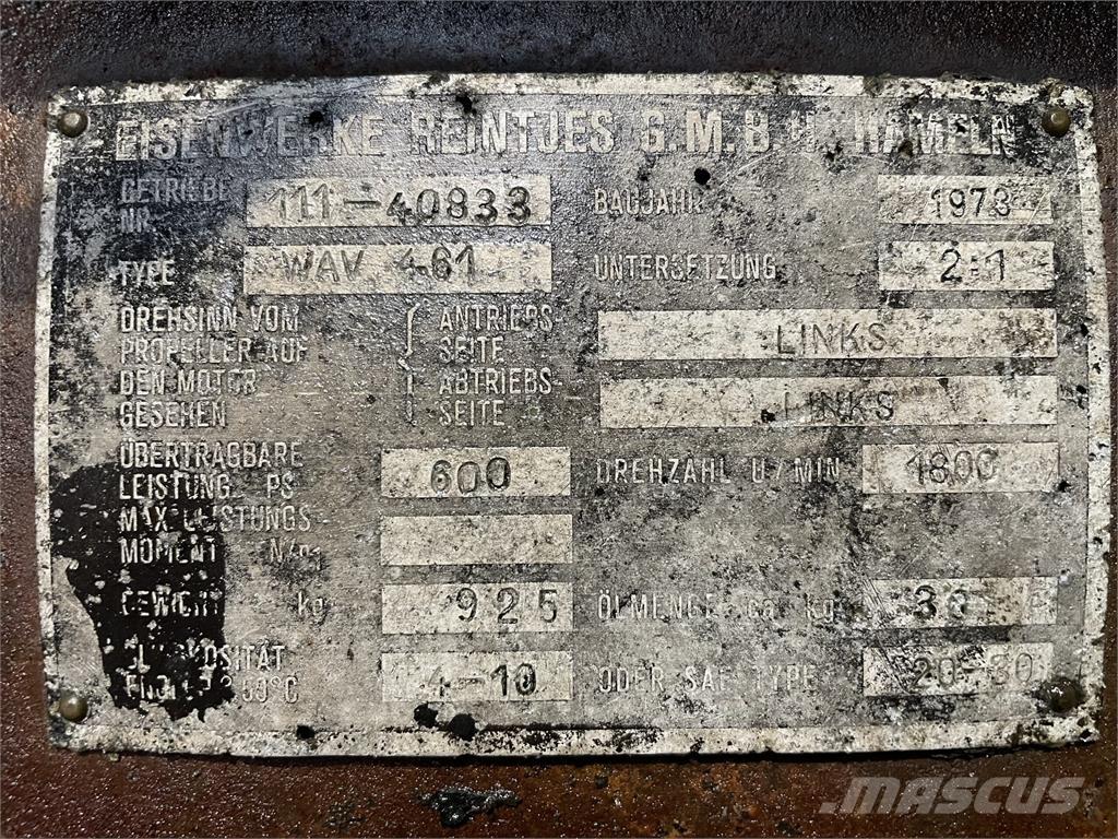 Reintjes WAV 461 Gear 齒輪箱