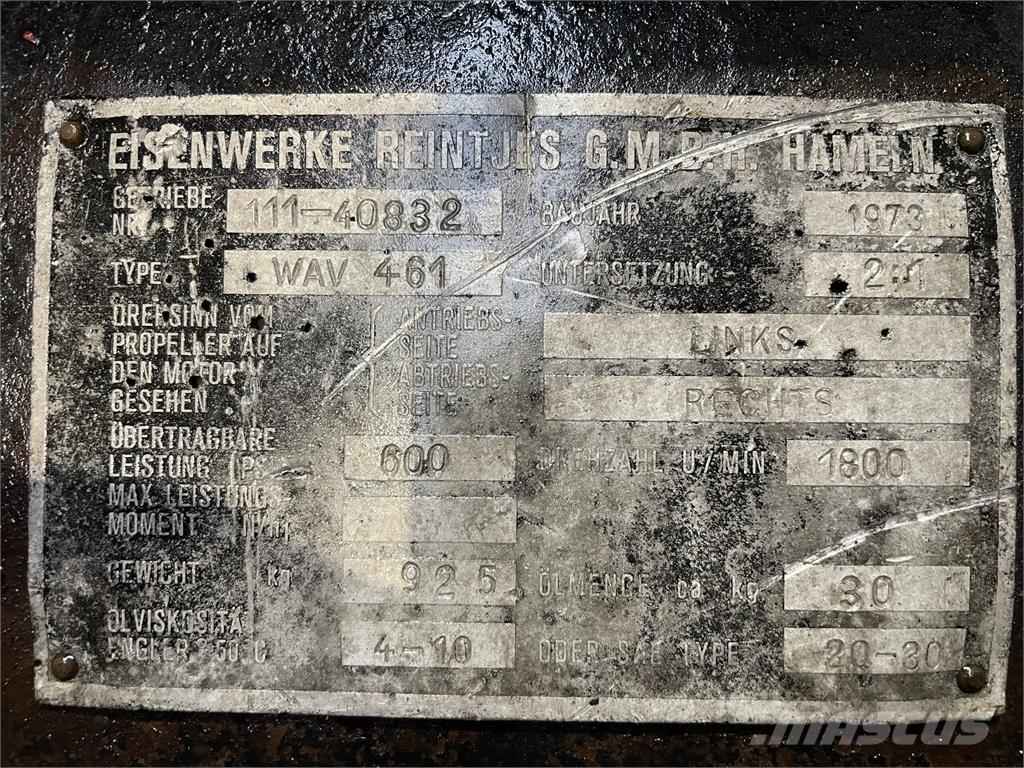 Reintjes WAV 461 Gear 齒輪箱