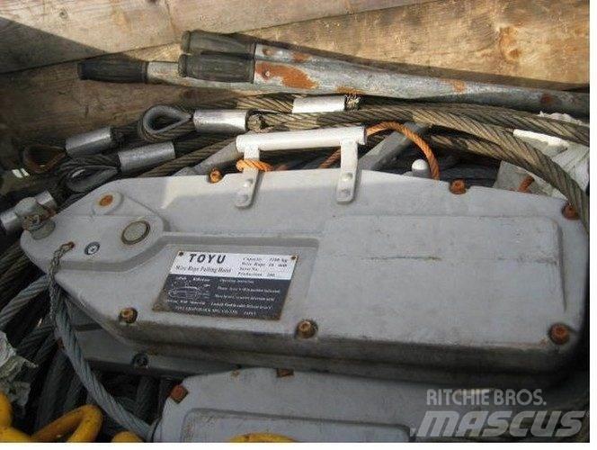  Rope pulling hoist - 3 stk. 吊車起重機、絞車吊貨機和物料升降機