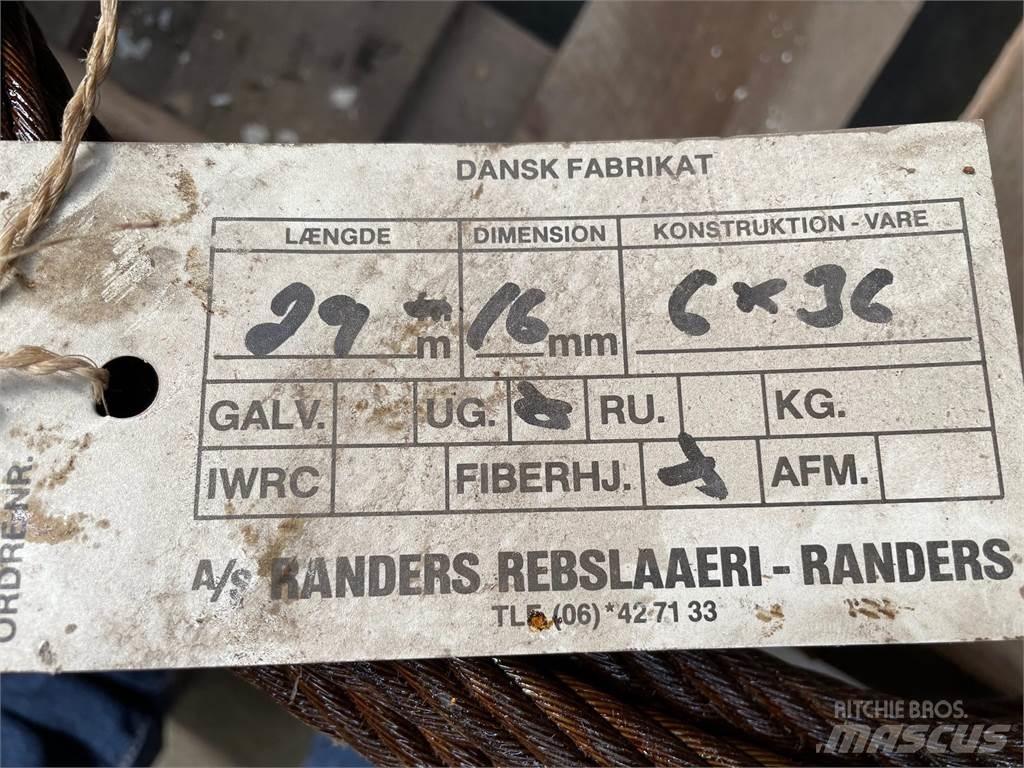  Stålwire Ø16 mm 起重機組件和設備