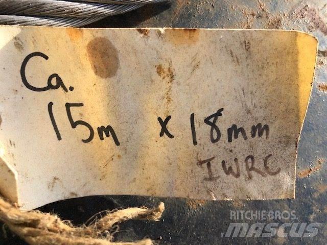  Stålwire Ø18 mm 起重機組件和設備