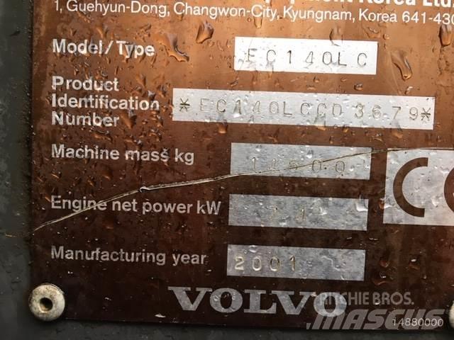 Volvo EC140LC 履帶式 挖土機/掘鑿機/挖掘機