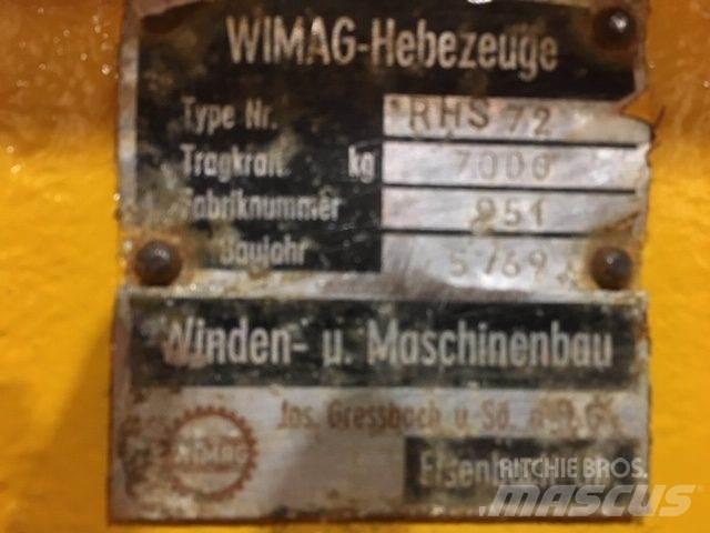  Wimag RHS72 løfteåg - 7 ton 起重機組件和設備