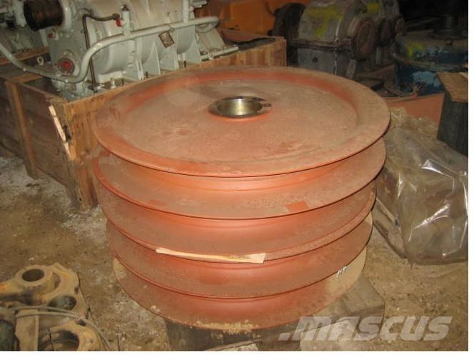  Wirehjul, ubrugte - 4 stk. 起重機組件和設備