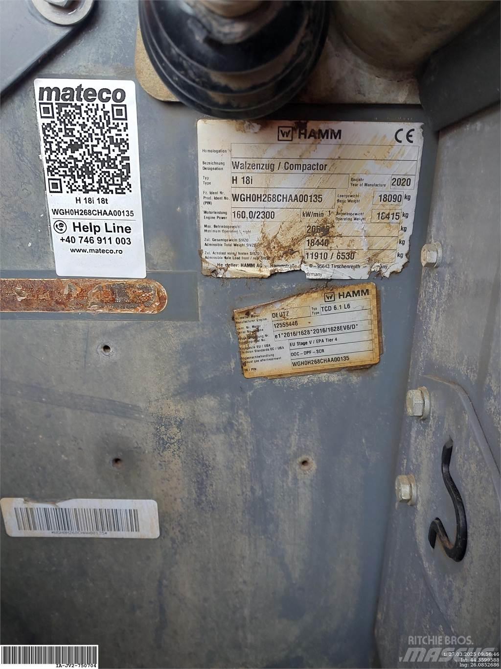 Hamm H 18i 18t 其他滾壓機