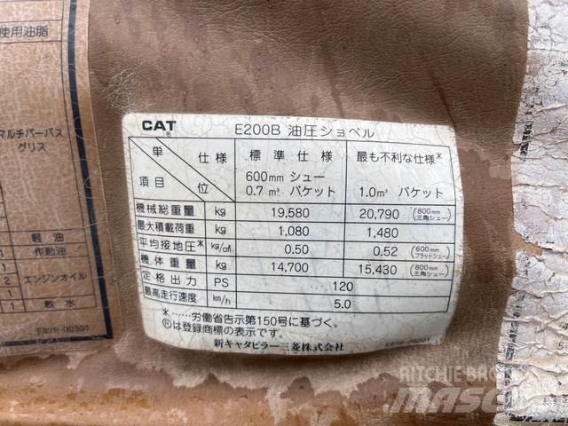 CAT E200B 履帶式 挖土機/掘鑿機/挖掘機